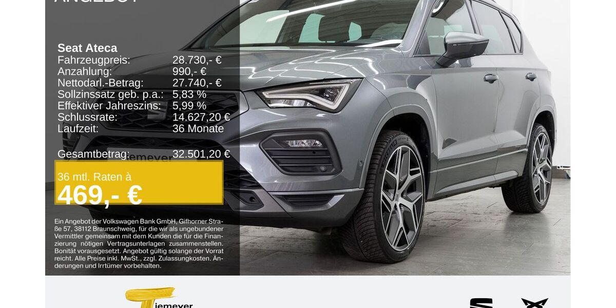Seat Ateca 54.559 km 28.310 &euro; Bochum 44809