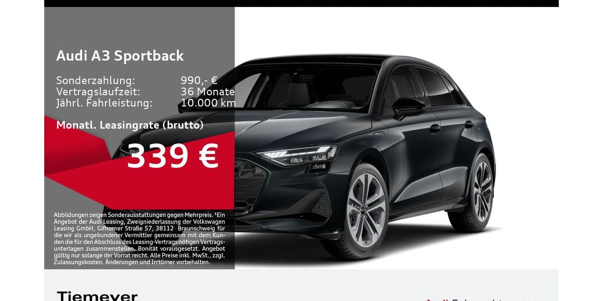 Audi A3 5.670 km 38.990 &euro; Dorsten 46284