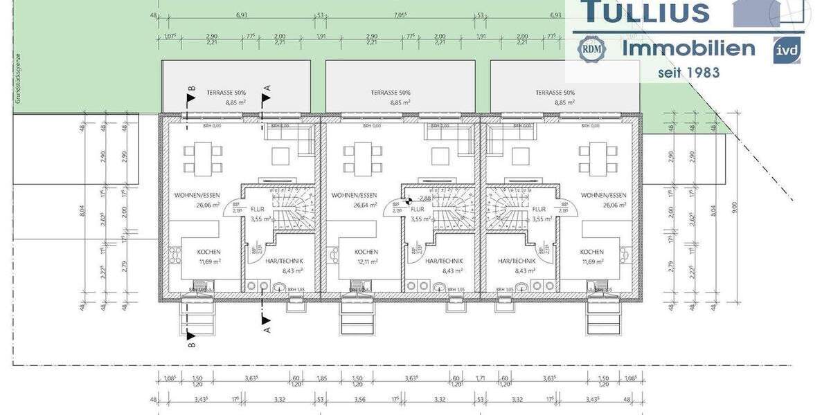 projektiertes Reihenmittelhaus in Toplage von Essen-Gerschede 6 zimmer