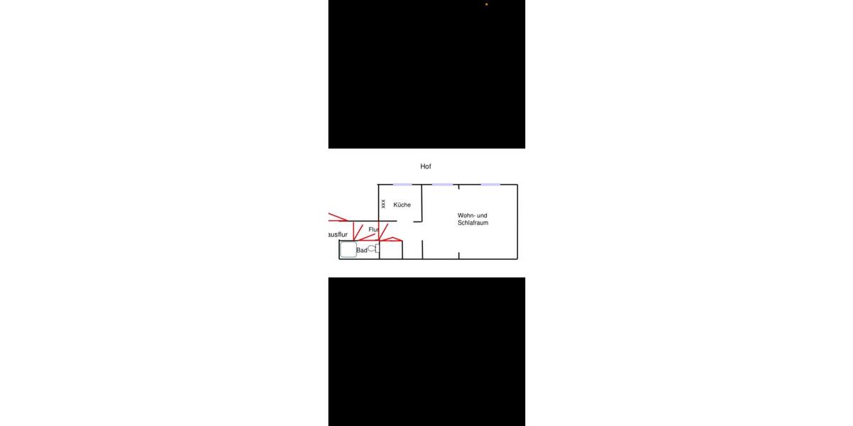 Erdgeschoßwohnung Krefeld Fischeln - 1.5 Zimmer, 36 m&sup2;, 465&euro; | Angebot:25420314