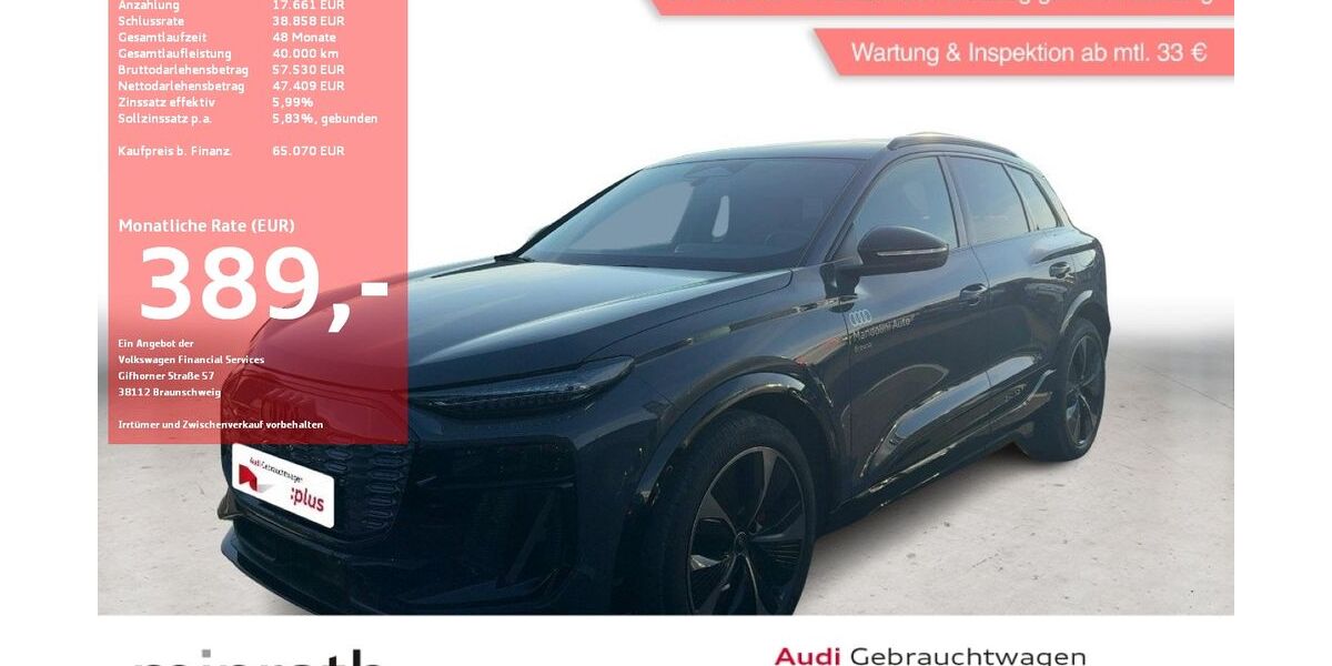 Audi Q6 e-tron 20.705 km 64.820 &euro; Moers-Hülsdonk 47441