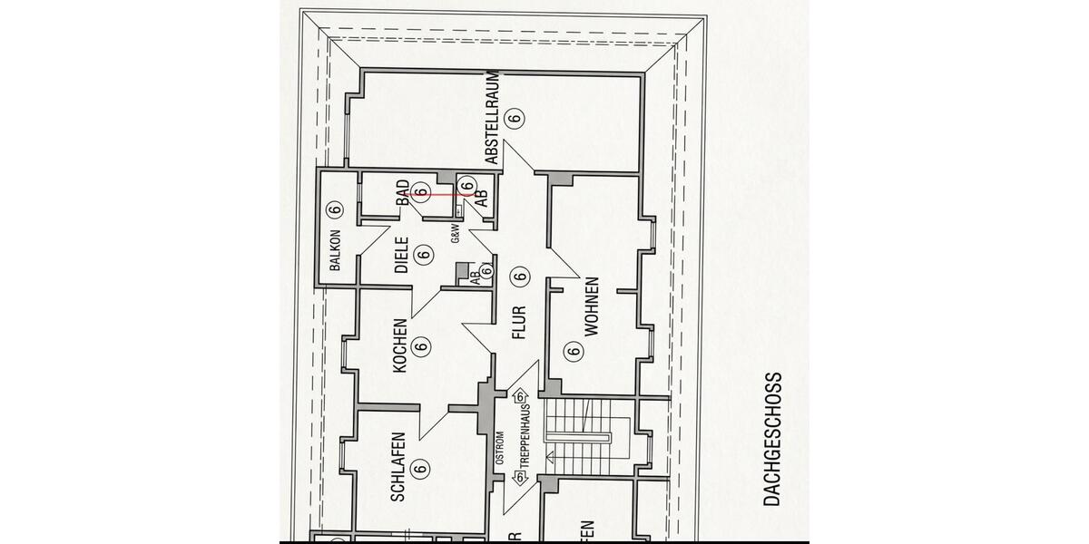 Dachgeschoßwohnung Bochum Bochum-Mitte - 2 Zimmer, 61 m&sup2;, 119.000&euro; | Angebot:27248890