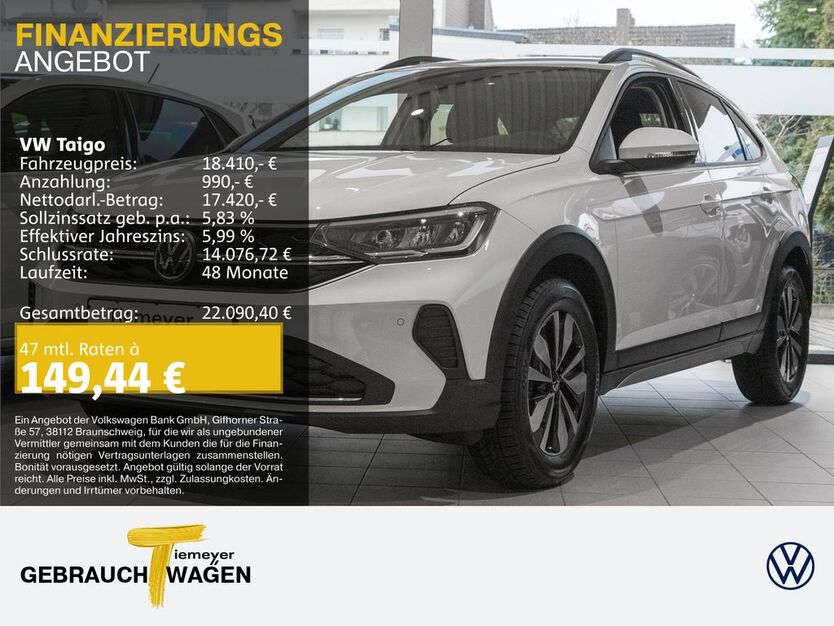 VW Taigo 13.546 km 18.410 € Oberhausen 46047