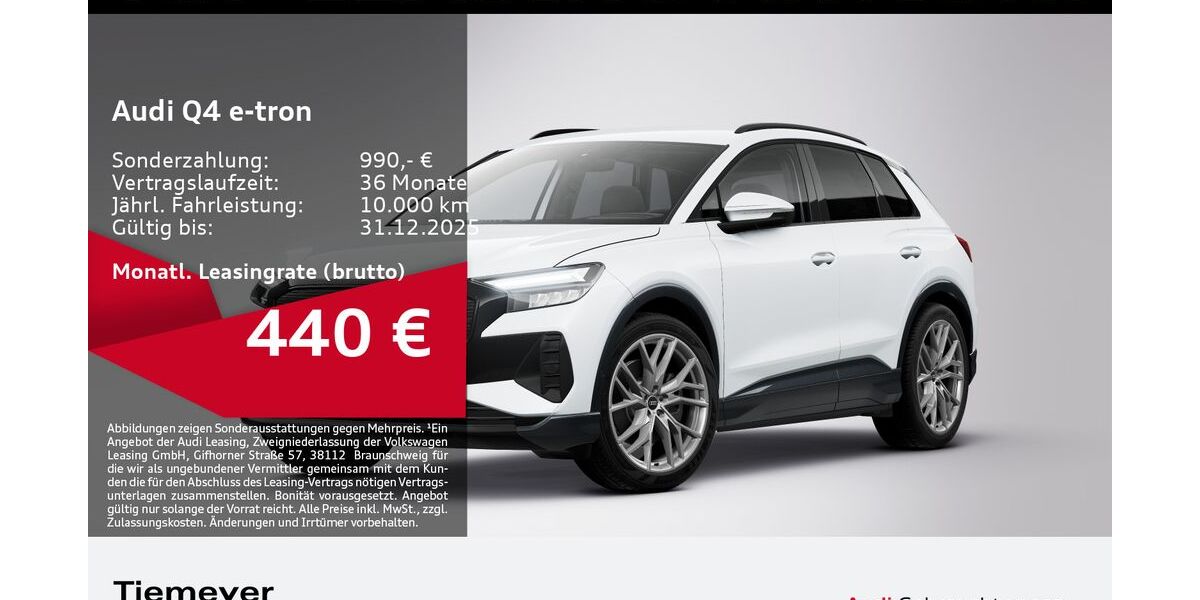 Audi Q4 e-tron 6.969 km 48.150 &euro; Dorsten 46284