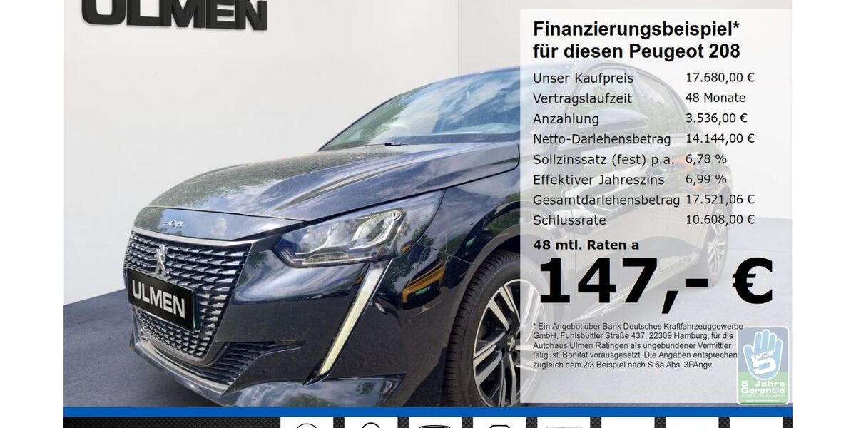 Peugeot 208 48.605 km 17.680 &euro; Ratingen 40880