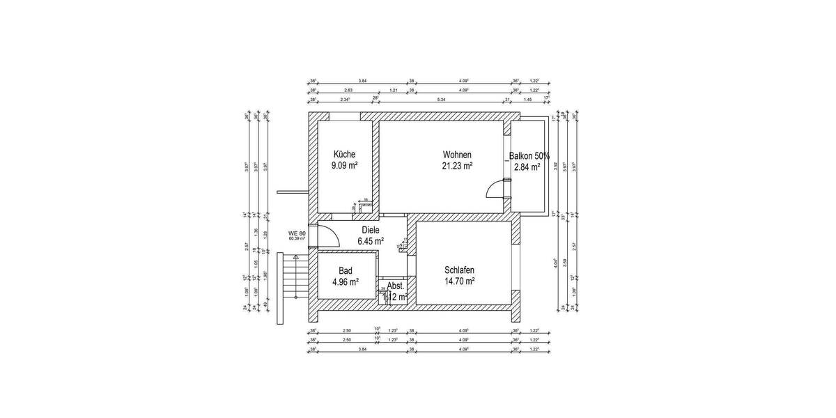 Etagenwohnung Duisburg Aldenrade - 2 Zimmer, 244 m&sup2;, 480.000&euro; | Angebot:25645169